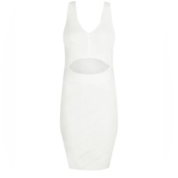 56 NWT 400.00 Pinko Nauru Abito Knit Shift dress Medium - Picture 5 of 5